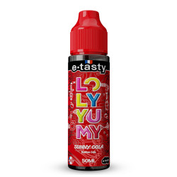 Flacon de 50 ml d'e-liquide Sunny Cola de la gamme Loly Yumy