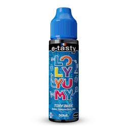 Flacon de 50 ml d'e-liquide Tiny Blue de la gamme Loly Yumy