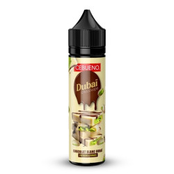 Flacon de 50 ml d'e-liquide Dubaï Chocovape White de la marque CEBUENO