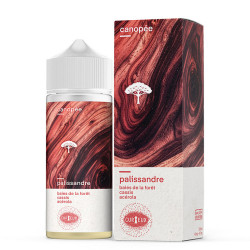 Flacon de 100 ml d'e-liquide Palissandre Canopée de la marque Curieux