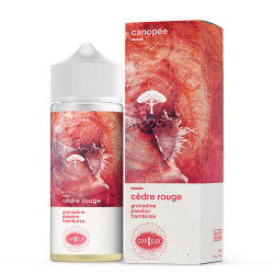 Flacon de 100 ml d'e-liquide Cèdre Rouge Canopée de la marque Curieux