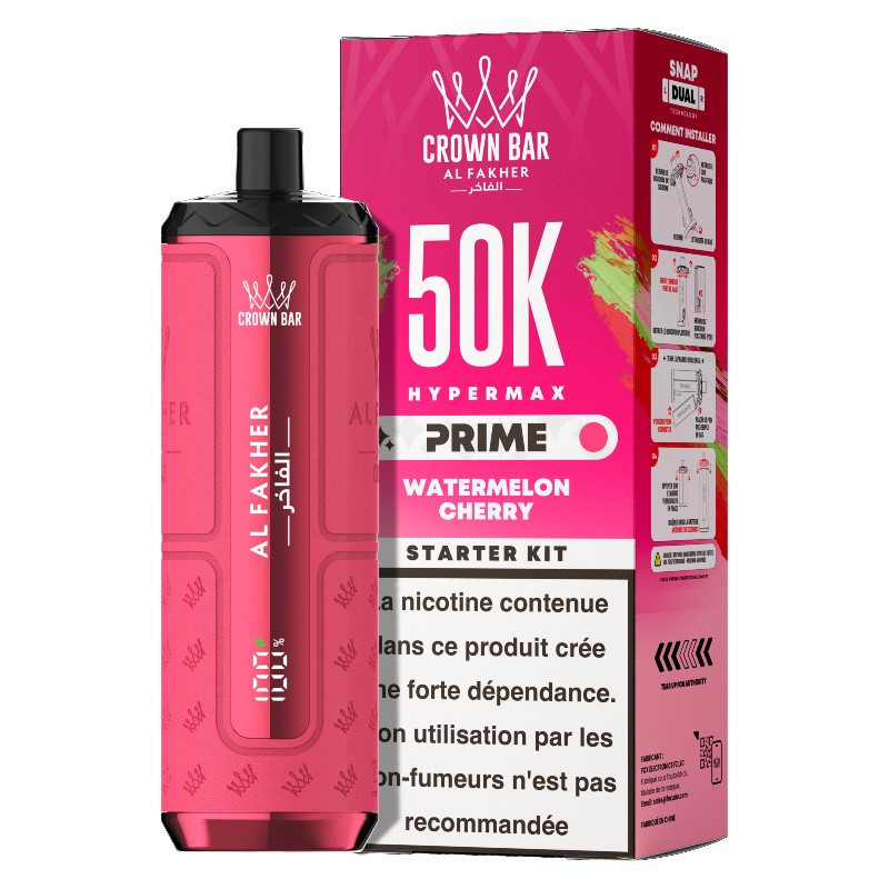 Puff Hypermax Prime 50K Crown Bar Al Fakher (12/23)