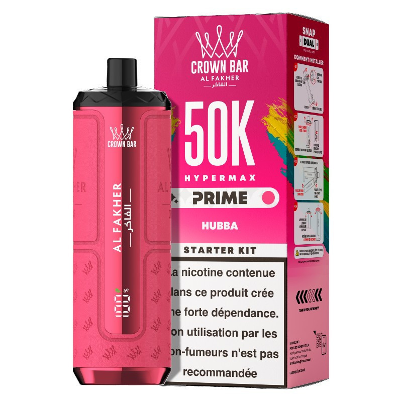 Puff Hypermax Prime 50K Crown Bar Al Fakher (16/23)