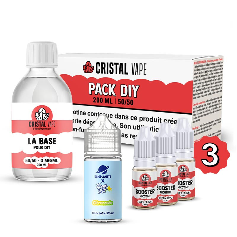 Pack DIY Citronnade 230ml Fresh Hit (1/1)