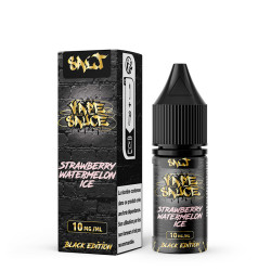 Flacon de 10 ml d'e-liquide Strawberry Watermelon Ice de la gamme Black Edition Vape Sauce