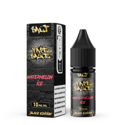 Flacon de 10 ml d'e-liquide Watermelon Ice de la gamme Black Edition Vape Sauce