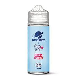 Fiole Chubby de 120 ml d'e-liquide Fruits Rouges de la gamme Fresh Hit