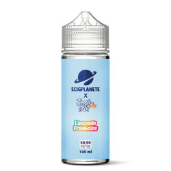 Fiole Chubby de 120 ml d'e-liquide Limonade Framboise de la gamme Fresh Hit