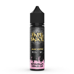 Flacon de 50 ml d'e-liquide Watermelon Bubblegum de la gamme Black Edition Vape Sauce