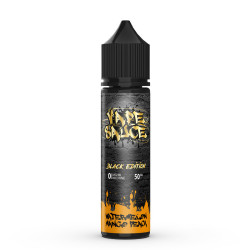Flacon de 50 ml d'e-liquide Watermelon Mango Peach de la gamme Black Edition Vape Sauce