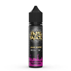 Flacon de 50 ml d'e-liquide Blackberry Red Raspberry de la gamme Black Edition Vape Sauce