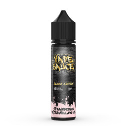 Flacon de 50 ml d'e-liquide Strawberry Watermelon Ice de la gamme Black Edition Vape Sauce