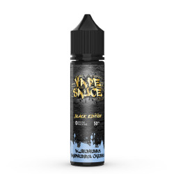 Flacon de 50 ml d'e-liquide Blueberry Raspberry Cherry de la gamme Black Edition Vape Sauce