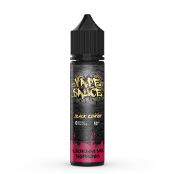 Flacon de 50 ml d'e-liquide Blueberry Sour Raspberry de la gamme Black Edition Vape Sauce