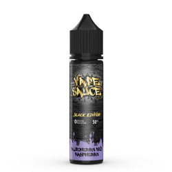 Flacon de 50 ml d'e-liquide Blueberry Red Raspberry de la gamme Black Edition Vape Sauce