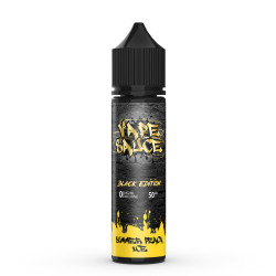 Flacon de 50 ml d'e-liquide Summer Peach Ice de la gamme Black Edition Vape Sauce