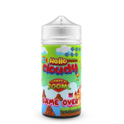 Flacon de 200 ml d'e-liquide Game Over de la gamme Hello Cloudy