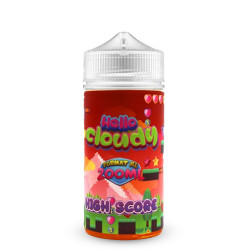 Flacon de 200 ml d'e-liquide High Score de la gamme Hello Cloudy