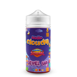Flacon de 200 ml d'e-liquide Level Up de la gamme Hello Cloudy