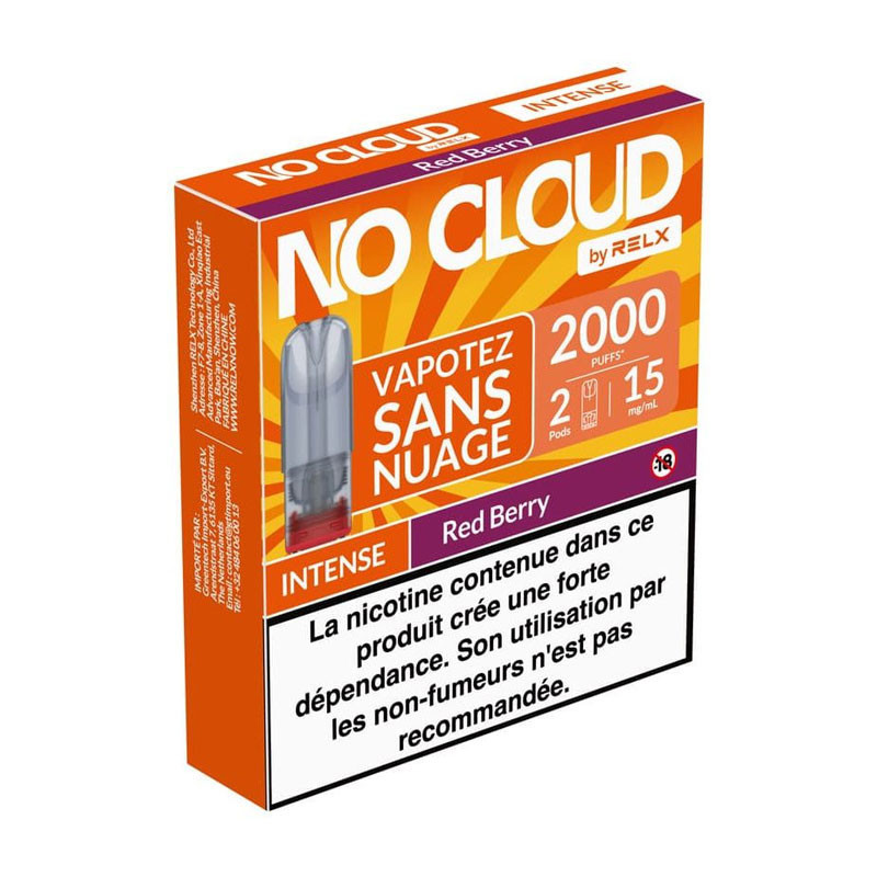 Cartouche No Cloud - RELX (x2) (11/12)