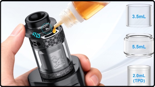 Système top airflow, remplissage facile