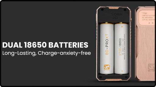 Alimentation double 18650
