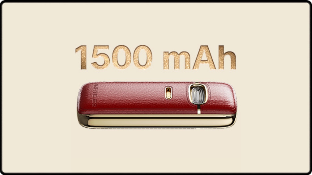 Une batterie de 1500mAh