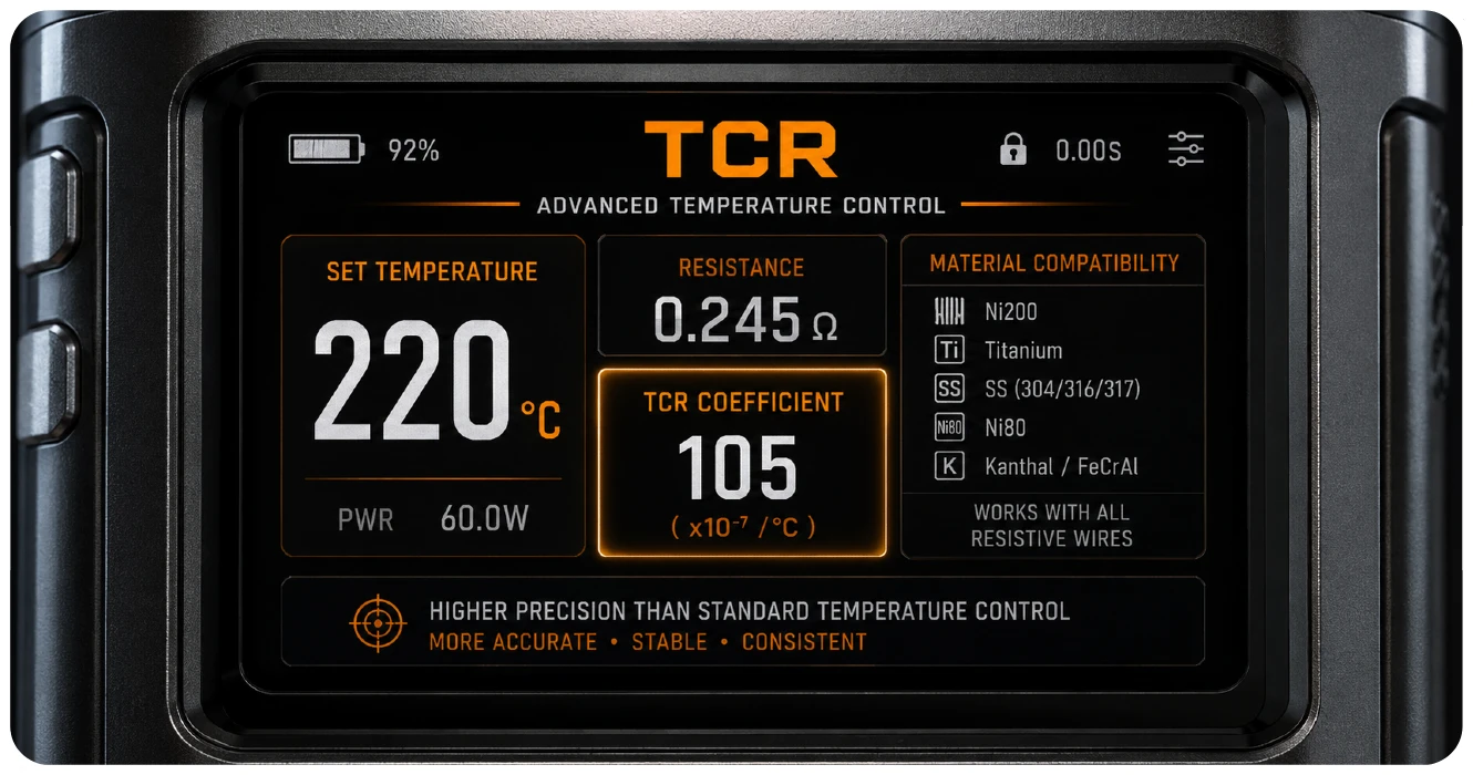 mode tc tcr cigarette &eacute;lectronique