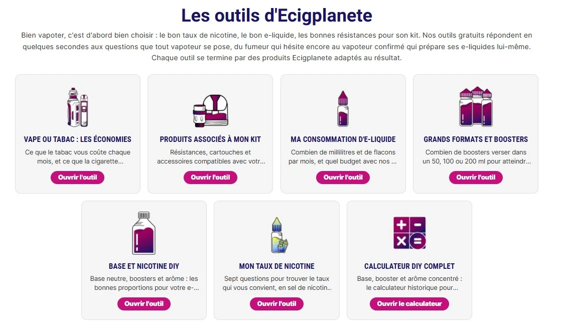 calculateur vape