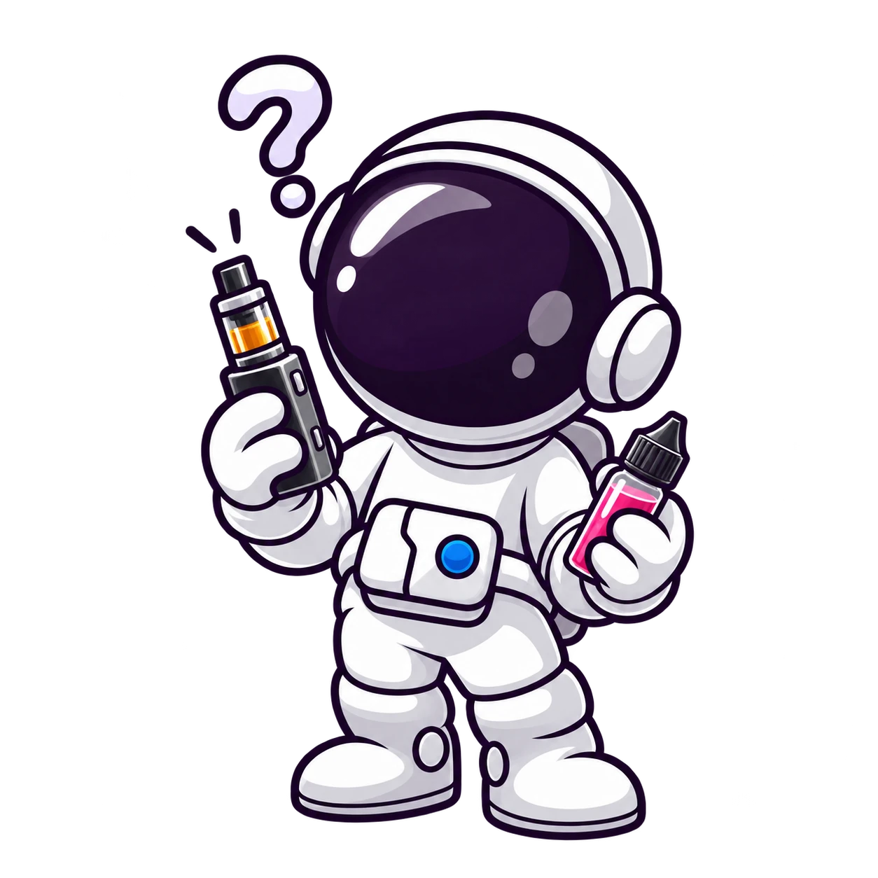 e-liquide dans la bouche résistance noyée
