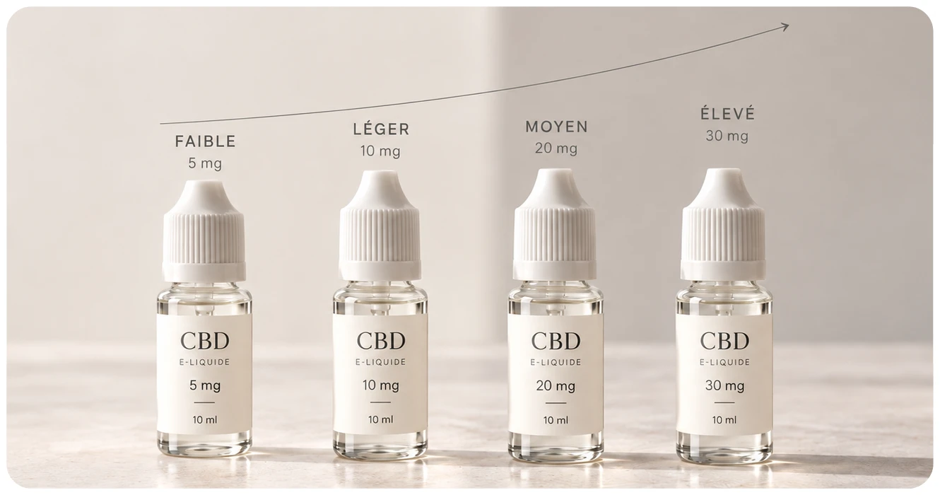 dosage e-liquide cbd