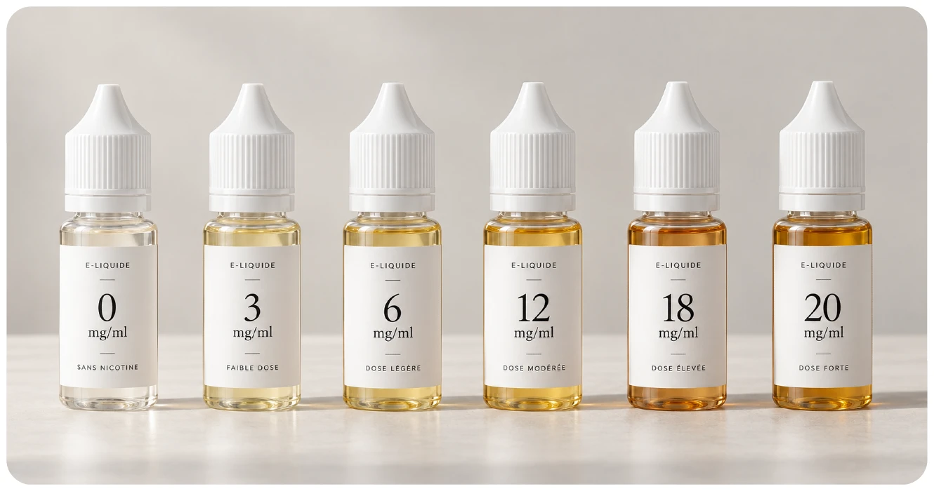 taux nicotine e liquide
