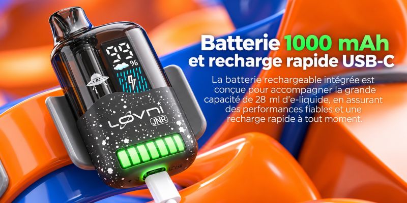 Puff l'OVNI JNR - batterie 1000 mah