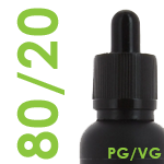 e-liquide PG 80 / VG 20