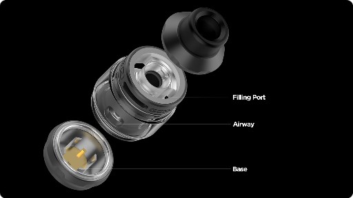 Vue éclatée du clearomiseur Z Tank