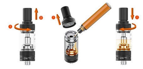 Kit Q16 Pro - Clearomiseur Q16