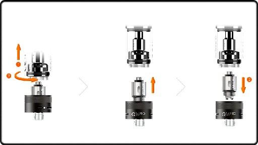 Clearomiseur Q16 Pro - Résistances Q16