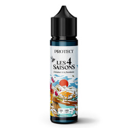 Flacon de 50 ml d'e-liquide Entremet à la Framboise de la série Les 4 Saisons