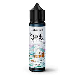 Flacon de 50 ml d'e-liquide Pop Corn Caramel de la série Les 4 Saisons