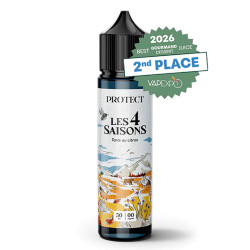 Flacon de 50 ml d'e-liquide Tarte au Citron de la série Les 4 Saisons