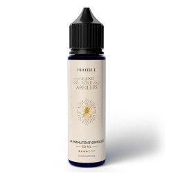 Flacon de 50 ml d'e-liquide La Manutentionnaire de la série Le Grand Rôle des Abeilles