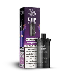 Cartouche Hypermax Prime 50K - Al Fakher (x2)_6 mg - Blackcurrant Ice