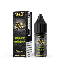 Flacon de 10 ml d'e-liquide Summer Holiday de la gamme Black Edition Vape Sauce