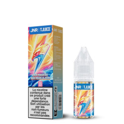 Flacon de 10 ml d'e-liquide New Peach Ice de la marque JNR X TJuice