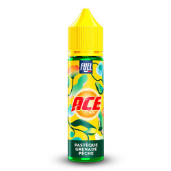 Flacon de 50 ml d'e-liquide Pastèque Grenade Pêche 50ml de la marque Ace