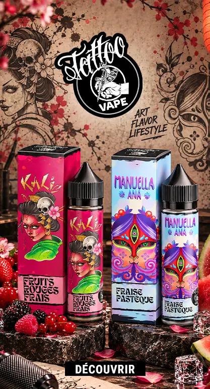 Tattoo eliquide + e fruité