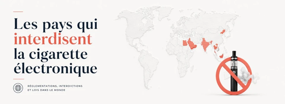 Les pays qui interdisent la cigarette électronique