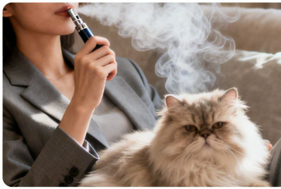 La cigarette électronique est-elle dangereuse pour les animaux de compagnie ?